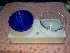cats bowl pets autodesk fusion 360 bowls cat dyi fusion360 replacement part 3d print model - Mito3D