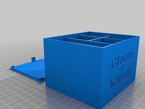 gloom kilforth jeton boîte de rangement jeux 3d print model - Mito3D