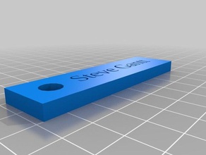 steve key keychains customized 3d print model - Mito3D
