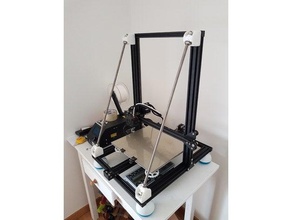 cr-10 stainless steel frame braces 3d printer parts 3d print model - Mito3D