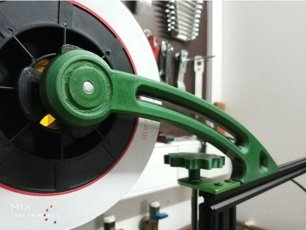 soporte de bobina cr10 tevo tornado Impresora 3d accesorios anet a8 cr10s cr-10 herramienta creality doble filamento la carrete pie impresora actualización 3D print model - Mito3D