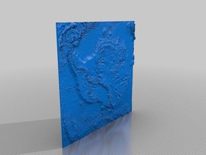 antarctica 3d model removable ice sheets 3d print model - Mito3D