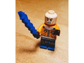 lightning lego sword resize toy & game accessories legos compatible minifig 3d print model - Mito3D