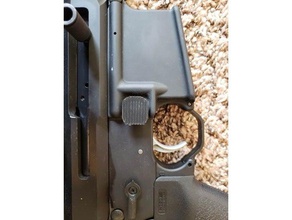 ar airsoft extended release mag parti softair ar15 la pistola rivista di rilascio 3d print model - Mito3D