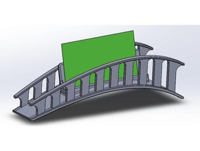 pont porte-carte de visite bâtiments et structures 3d print model - Mito3D