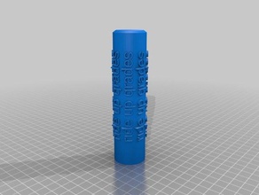 ride up grade right hand grip sport & outdoors customized 3d print model - Mito3D