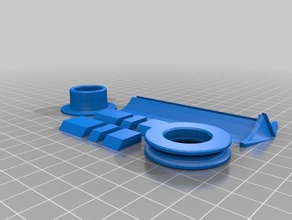 nerf recon vengador expt apoya juguetes mecánicos ampliado el émbolo de tubo blaster pistola mod retalicon 3d print model - Mito3D