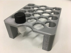 hplc snap-Deckel-Flasche-Inhaber tools die Labor Labor-Ausrüstung 3d print model - Mito3D
