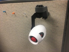 portail de caméra sécurité bureau taille moyenne modèle robots la jeu les modèles du jeux glados le vidéo 3d print model - Mito3D