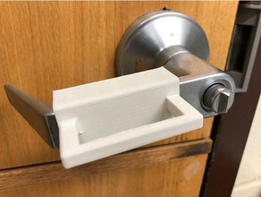 door handle static shock guard household 3d print model - Mito3D