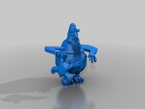 n tsch-and-chicken sculptures 3d print model - Mito3D