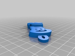 camille 2 keychains customized 3d print model - Mito3D
