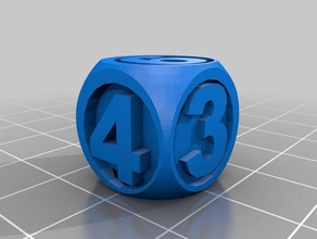 turn tracker dice just 3d print model - Mito3D