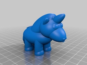 unicornio annie 3d print model - Mito3D