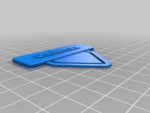 cadenza 2 clip de papel la oficina personalizado 3d print model - Mito3D