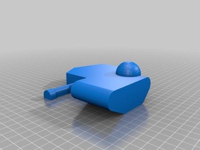 mi personalizados, personalizable en el tanque juegos y juguetes personalizado 3d print model - Mito3D