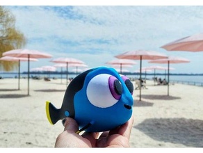 multi-Farb-baby-dory Tiere babydory baby-dory disney dory finding nemo Mosaik multi-Farbe palette+ 3d print model - Mito3D