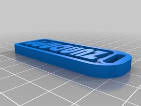 Schlüsselanhänger zundapp automotive keychain 3d print model - Mito3D