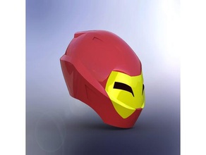 ultimate iron man helmet comics cosplay costume marvel replica 3d print model - Mito3D