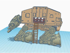 star wars legion terrain deployment zone walker 3d printing starwars 3d print model - Mito3D