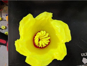 verschiedene Unterabteilungen Blume sicherlich nicht diejenigen gemacht, bevor Mathe Kunst fraktal 3d print model - Mito3D