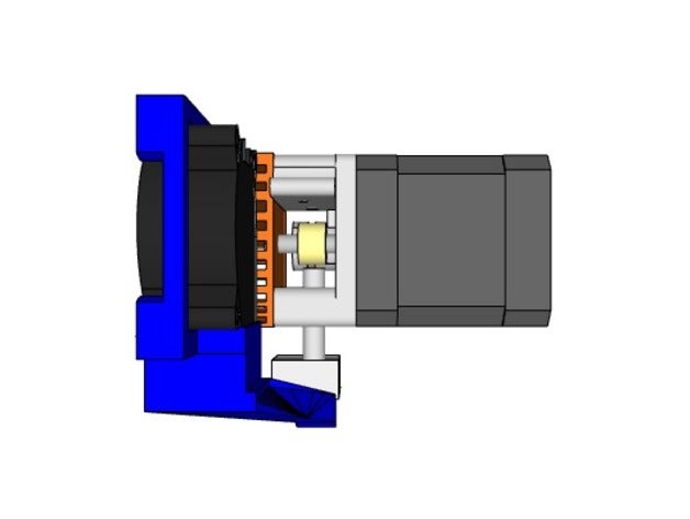 support ventilateur mk8 - soporte fan extrusor Imprimante 3d accessoires souffleur extrudeuse 12v de conduits ventilation l'extrudeuse la soufflante ventilador soutien 3D print model - Mito3D