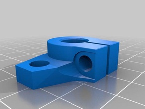 linear shaft clamp holder 10mm machine tools 10 mm 3d print model - Mito3D