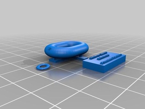 borulu canlı cankurtaran simidi lavabo yüzmek 3d baskı 3d print model - Mito3D