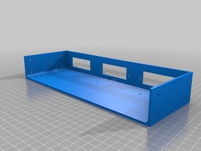 1u-Torte-rack-microsd-Steckplatz vor - Elektronik 3d print model - Mito3D