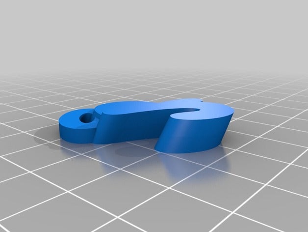 meine angepasste iamburny s v2 text - name keyring keyfob Schlüsselanhänger kundengebundene 3D print model - Mito3D