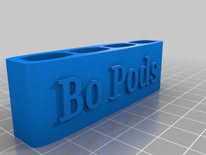 bo caps holder vaping 3d print model - Mito3D