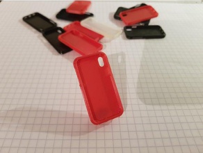 mini iphone x caso llavero llaveros Impresora 3d apple la diversión rápido impresión rápida pequeño chillido 3d print model - Mito3D