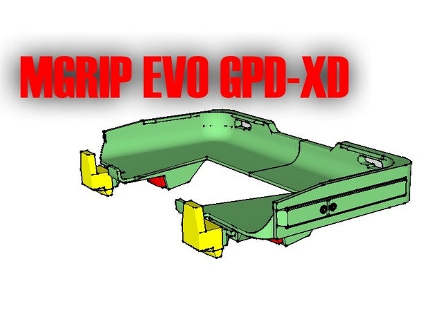 dnx aperto de evo gpd-xd jogos vídeo mgrip 3D print model - Mito3D