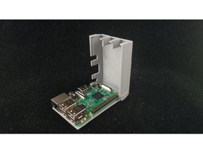 klappbar raspberry pi-Fall - Elektronik Fall Scharnier pi robust 3d print model - Mito3D