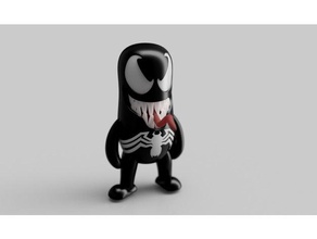 mini veneno brinquedos & games carnificina quadrinhos figurine marvel o homem-aranha brinquedo venom wekster 3d print model - Mito3D