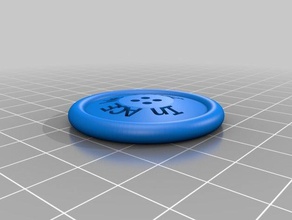 custom button accessories customized 3d print model - Mito3D
