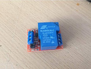 relais-box signle channel - Elektronik aliexpress relais single 3d print model - Mito3D