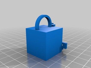 trove qubesly keyring charm keychains 3d print model - Mito3D