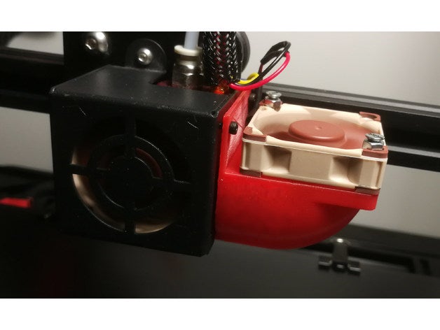 cr-10 40 mm duto do ventilador original de suporte Impressora 3d peças 3D print model - Mito3D