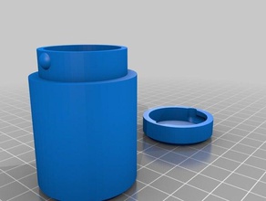 Zerstäuber-box freemax fireluke mesh Container kundengebundene 3d print model - Mito3D