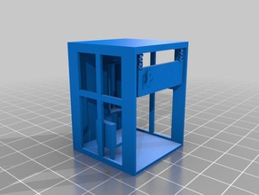 cabina de teléfono las estructuras edificios 3d print model - Mito3D