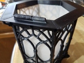 calza gótico de la linterna tapa los hogares 3d print model - Mito3D