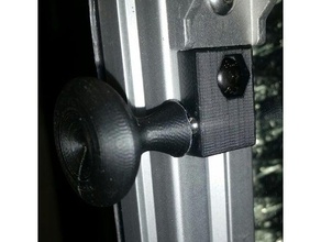 3030 magnetischer Verschluss Knopf, Gehäuse, Tür 3d-drucken extrusion 3d-Drucker-Gehäuse Tür-Verriegelung hypercube evolution latch magnet magnetic Drucker Gehäuse t-Nut 3d print model - Mito3D