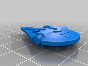 star wars millennium falcon solo 3d-drucken starwars 3d print model - Mito3D