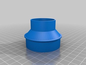 il mio personalizzato tubo di aspirazione adattatore visto shopvac parti su misura 3d print model - Mito3D