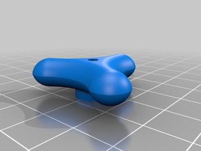 mini trípode perilla de tornillo m3 partes personalizado 3d print model - Mito3D