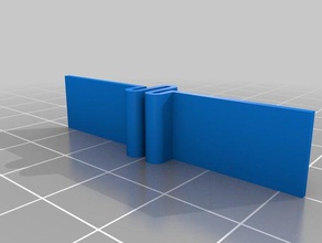 20x5x2 ressort plat le bricolage personnalisé 3d print model - Mito3D