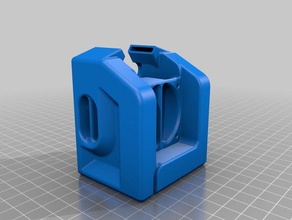 cr-10 ender hotend cover 5015 blower 3d printer parts fan duct creality cr10 2 wip 3d print model - Mito3D