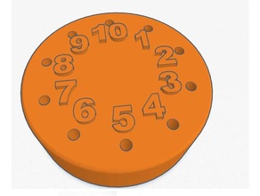 euchre puntuación de disco juguetes y accesorios juego las tarjetas contador niveles puntos la cuadro indicadores 3d print model - Mito3D