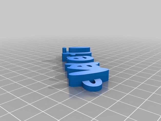 valentin keychains customized 3D print model - Mito3D